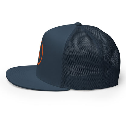 Trucker Cap - Tidal Icon in Orange