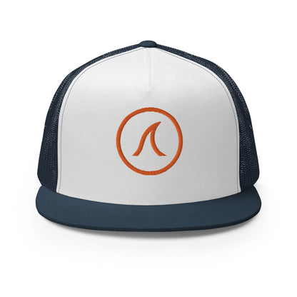 Trucker Cap - Tidal Icon in Orange