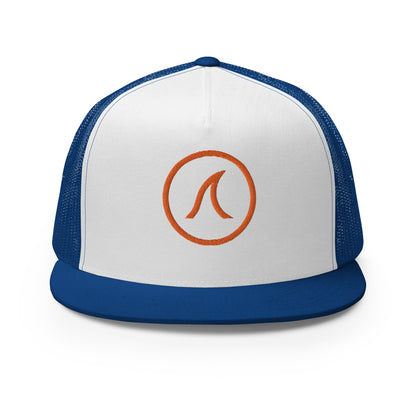 Trucker Cap - Tidal Icon in Orange