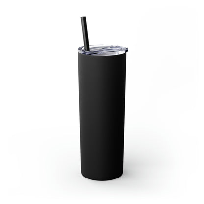 Logo Block Tumbler with Straw, 20oz