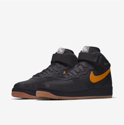 Nike Air Force 1 Mid - Orange/Black