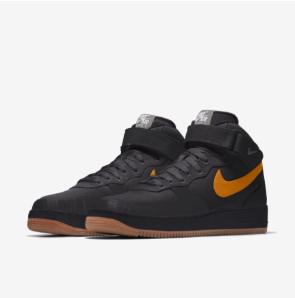 Nike Air Force 1 Mid - Orange/Black