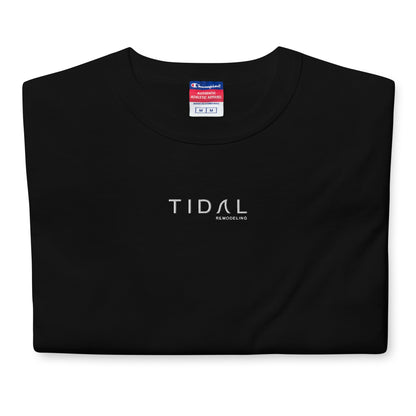 Men's Champion T-Shirt - Embroidered Logo (White)