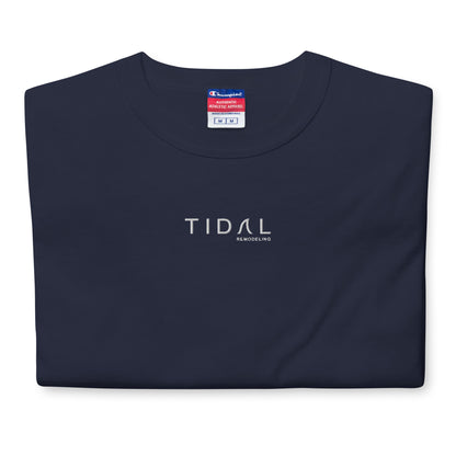 Men's Champion T-Shirt - Embroidered Logo (White)