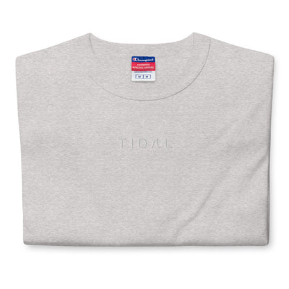 Men's Champion T-Shirt - Embroidered Logo (White)