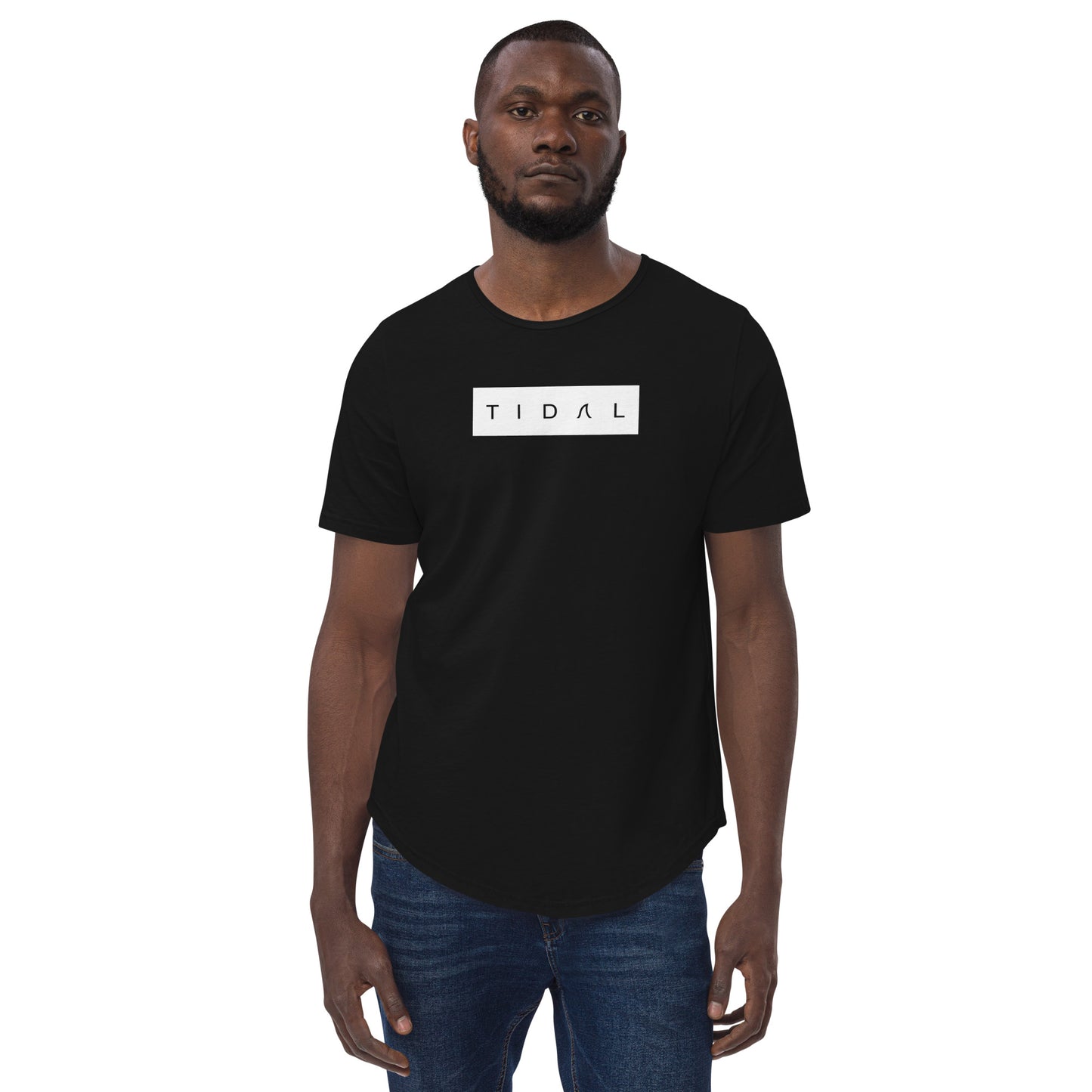 Men's Curved Hem T-Shirt - Dream FulFillment Company on Rear