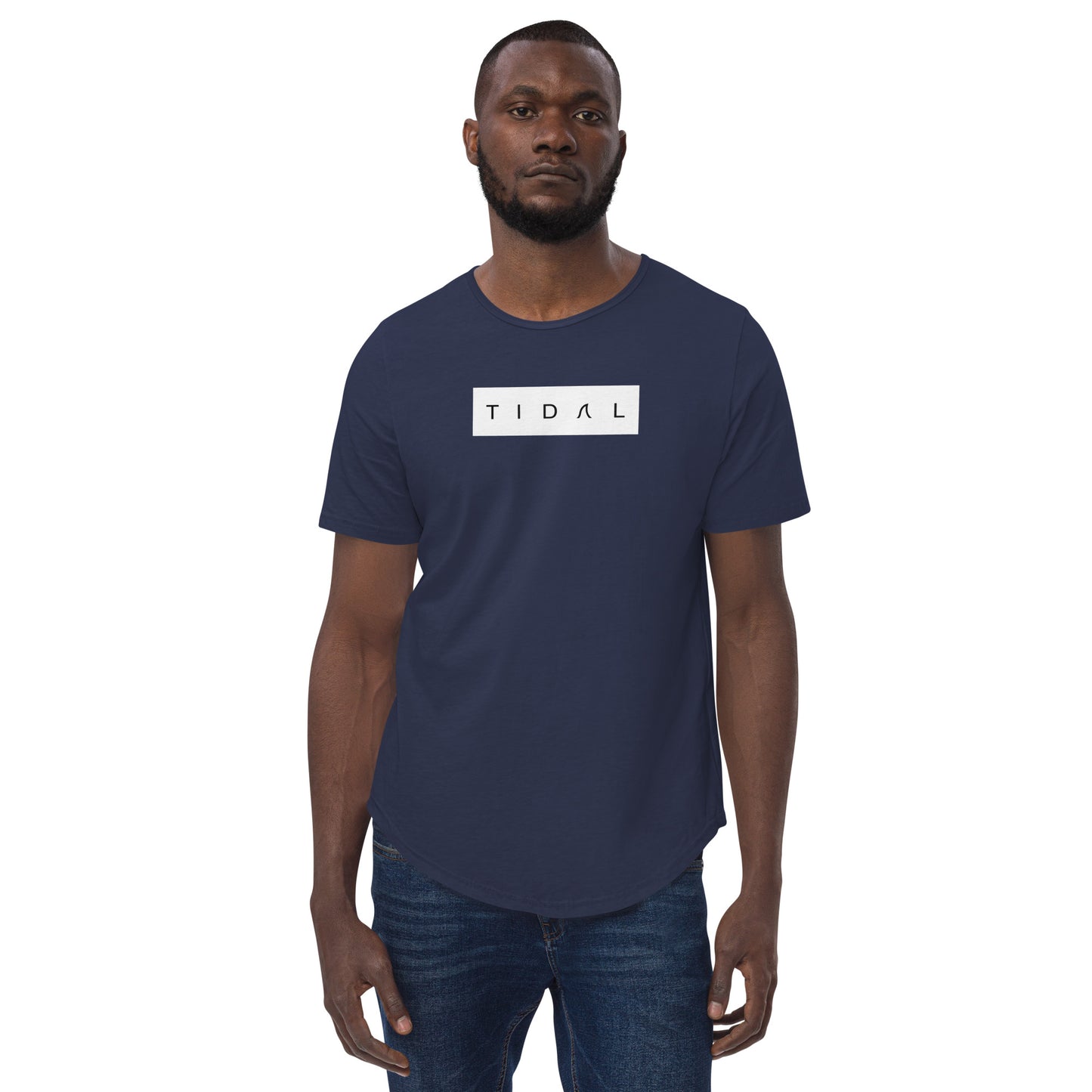 Men's Curved Hem T-Shirt - Dream FulFillment Company on Rear