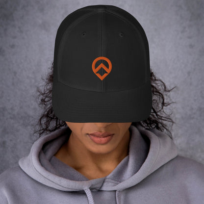 Trucker Dad Cap - Orange Icon