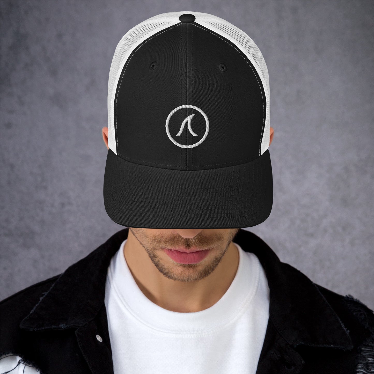 Curved Bill Trucker Cap - Icon Logo