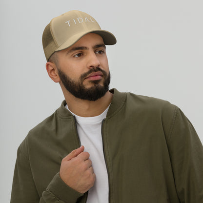 Curved Bill Trucker Cap - Tidal Logo