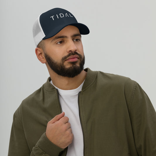 Curved Bill Trucker Cap - Tidal Logo