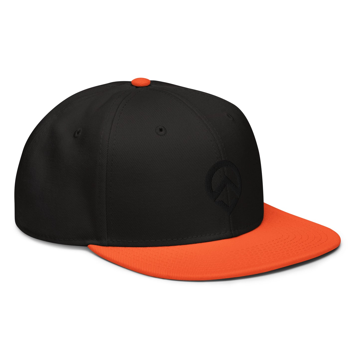 Snapback Hat - Black Icon