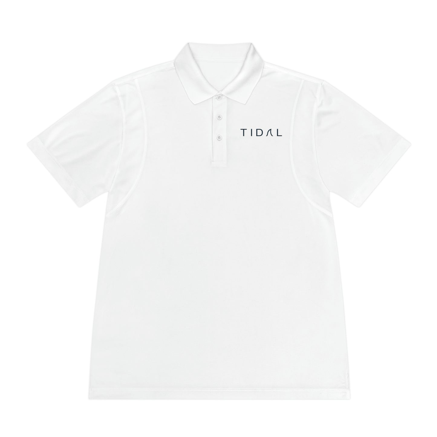 White Tidal Polo, values on back