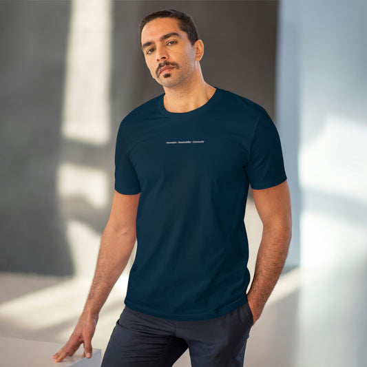 Lead with Our Values Tee - Organic Creator T-shirt, Eco-Friendly